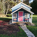 playhouses are for beautiful backyards
