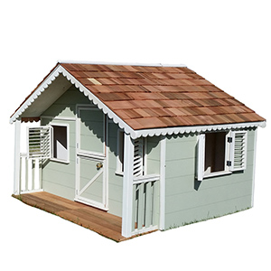 Playhouses can be made 8 ft wide